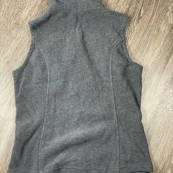 Columbia Fleece Vest gray size small - Picture 3 of 4